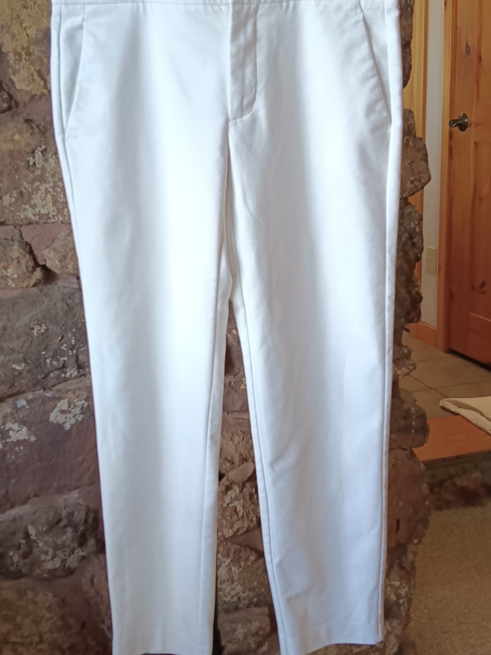 Mango Men's White Chino Pants